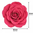 3D Pink Rose Decorative Mat - 3