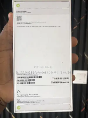 Sabon Apple iPhone 17 Pro Max 256GB Blue