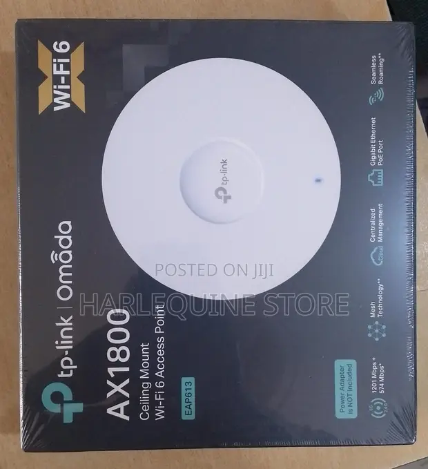 TP-Link Omada EAP613 AX1800 Wi-Fi 6 Ceiling Mount Access Point - 1