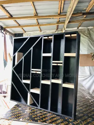 Modern Wooden Wine Bar Unit