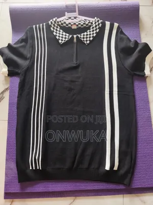 ONYI COLLECTION Men's Corner Neck Polo