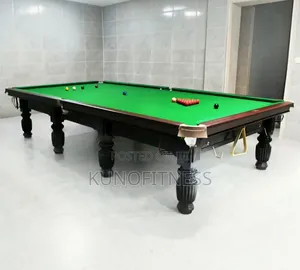 12ft Billiard Snooker Table Mai Leather Drop Pockets