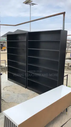 8-Tier Black Finish Wooden Shoe Rack
