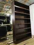 8-Tier Black Finish Wooden Shoe Rack - 3