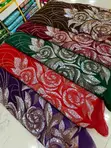 Velvet Beaded Fabric - 1