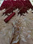 Velvet Beaded Fabric - 5