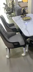Higher Executive Office Dining Set - Marble Luxury - 2