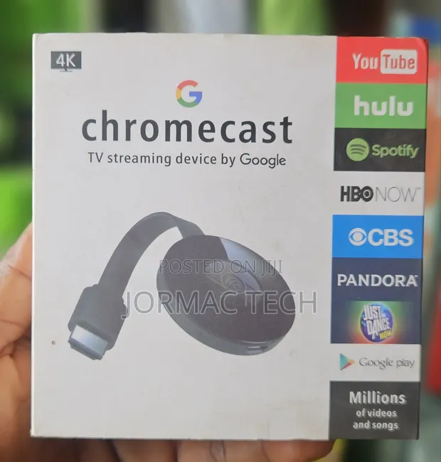 Google Chromecast 3rd Gen 4K Ultra HD Media Player - 1