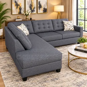 Classic L Shape Sofa - Brand New