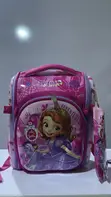 Pink Sofia the First School Bag with Pencil Case - 2