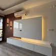 Standard Wall TV Console with LED Light - 2