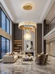Chandelier Mai Haske na LED - 2 Matakai, Haske 3 - 2