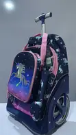 Unicorn Trolley Bag da Jakar Abinci & Akwatin Kayan Makaranta - 1