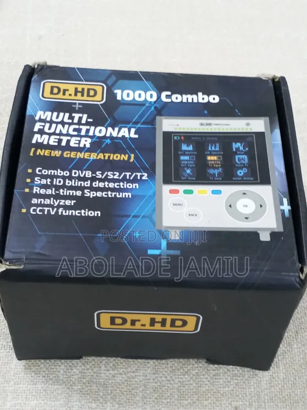 Dr.HD 1000 Combo Multifunction Meter DVB-S/S2/T/T2 Spectrum Analyzer - 1