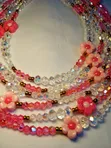 Waistbeads - Pink Beaded Jewelry - 2