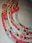 Waistbeads - Pink Beaded Jewelry - 4