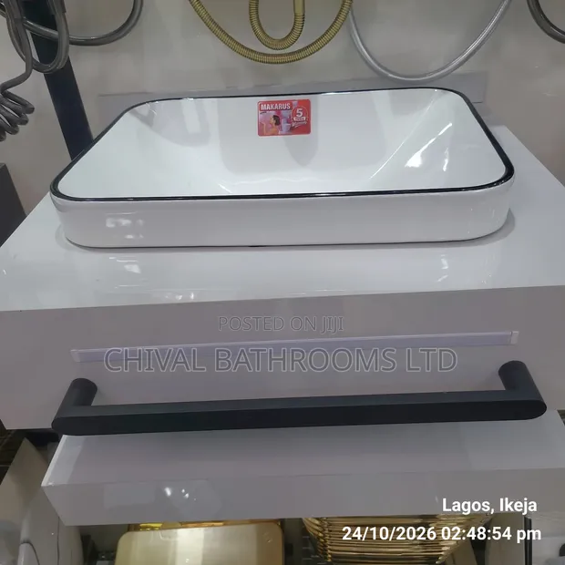 Royal Crest 60cm Wall Hung Square Basin - 1
