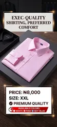 Jimmy Choo Men's Pink Cotton Dress Shirt XXL - 2