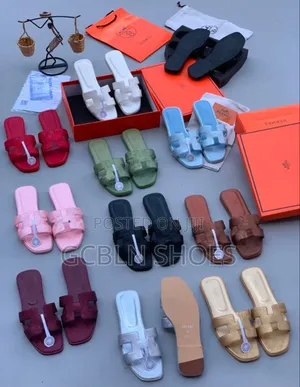 Luxury Hermes Slippers - Brand New