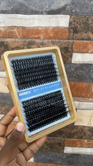 Groinneya Gold Cluster Lash Tray (10-20mm, C Curl)
