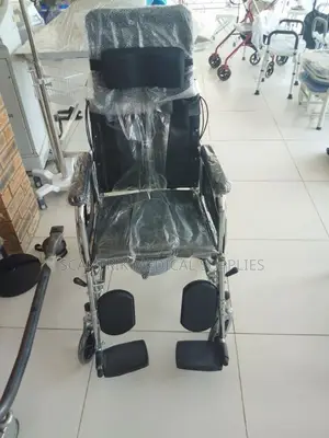 Full Back Support Mobile Commode Chair