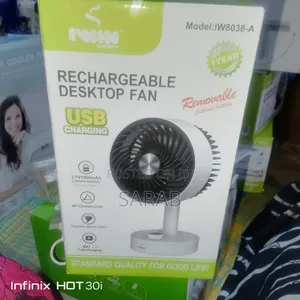 Iwin Rechargeable Desktop Fan
