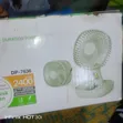 Collapsible Rechargeable Desk Fan (Blue) - 1