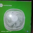 Collapsible Rechargeable Desk Fan (Blue) - 3