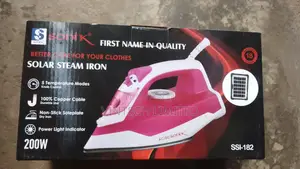Sonik Solar Steam Iron - 200W, Brand New