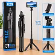 K29 Tripod with Phone Holder & Remote - 1