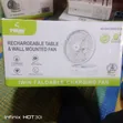 Iwin Rechargeable Table & Wall Fan - 2
