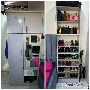 Home Interiors Wardrobe & Shoe Rack (Used)