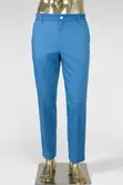 Torques Blue Crested Chinos Trousers - 1
