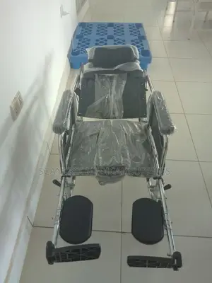 High Backrest Patient Commode Wheelchair