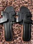 Hermes Classic Leather Slippers - Multicolor - 2