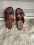 Takalmi Louis Vuitton Pam - Brown Leather - 1