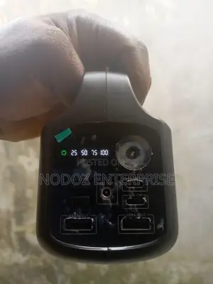50000mAh Solar Power Bank with Built-in Cable & Flashlight