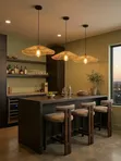 Basket Dropping Pendant Light - 1