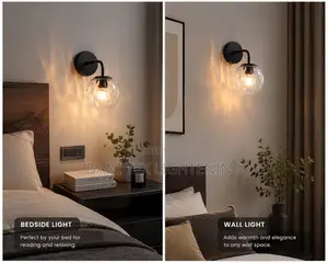 Modern Gold/Black Chandelier Light (6-12 Heads)