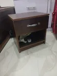 Quality Used King Size Bed Frame with Drawer Bedside Table - 4