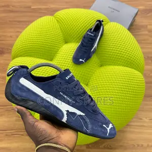 Balenciaga FW25 x Puma Speedcat Leather "Navy White"