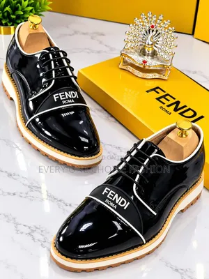 Fendi Lace-Up Co-Operate Shoes