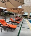 Pool Bed with Side Stool - Brand New - 1