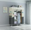 Portable Fabric Wardrobe da Rufi - Sabon Abu - 1