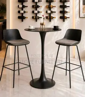 Elegant Design Bar Stool and Table Set