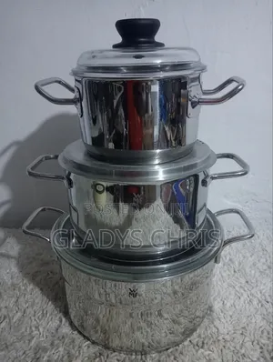 Used Induction Stainless Steel Pot - Germany