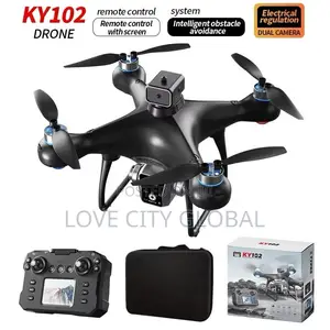 KY102 Foldable Drone with Dual Camera & Screen Remote