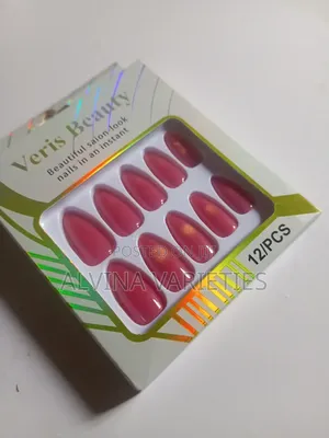 Beautiful Pink Almond Press-On Nails