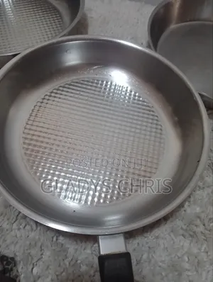 Heavy Stainless Steel Frying Pan - Germany Used