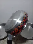 Heavy Stainless Steel Frying Pan - Germany Used - 2